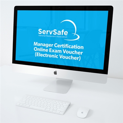 10 ServSafe® Mgr Certification Online Exam Vouchers
